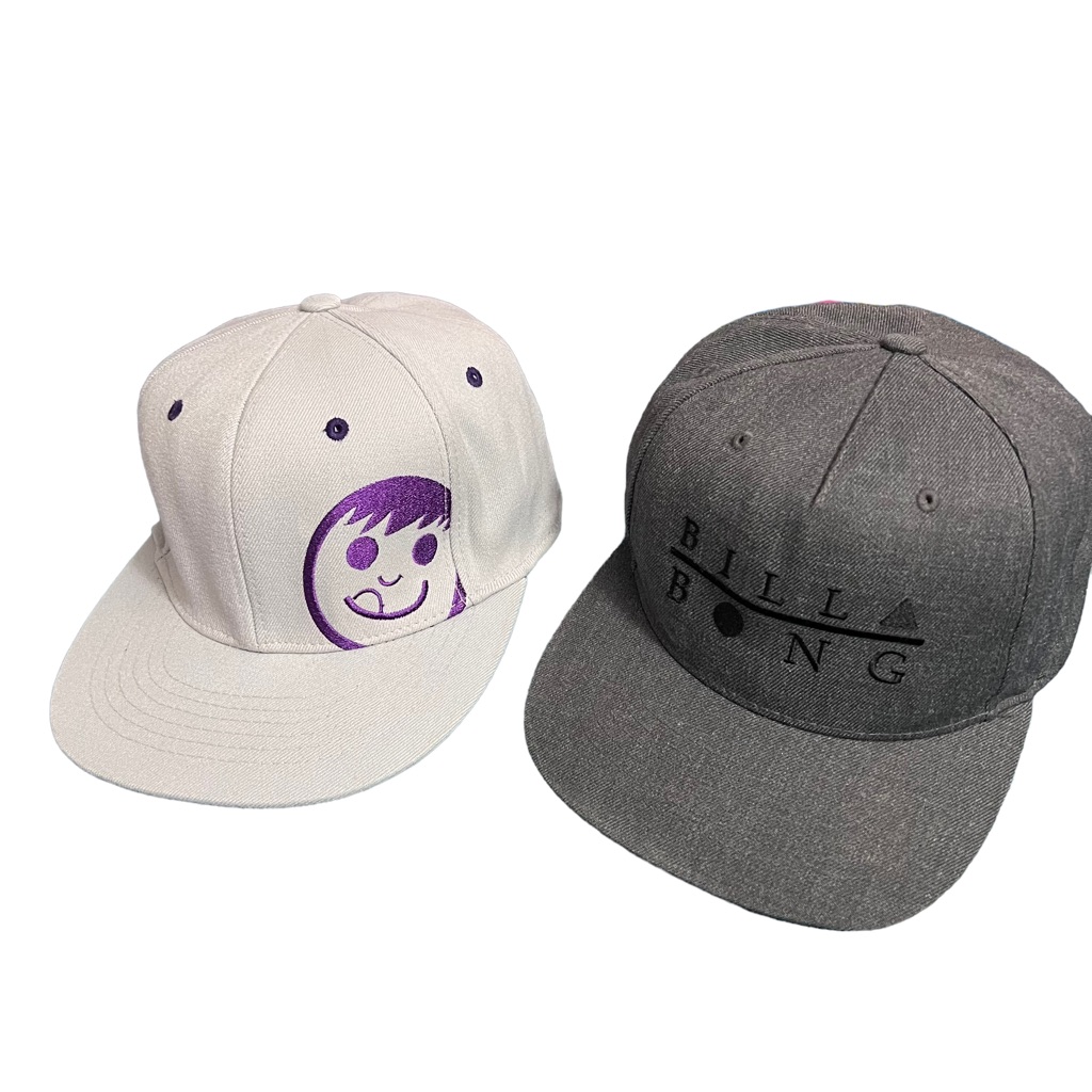 Lot Of 2 Hat Cap Fitted Neff Hat Cap  Billabong Snapback Hat Cap